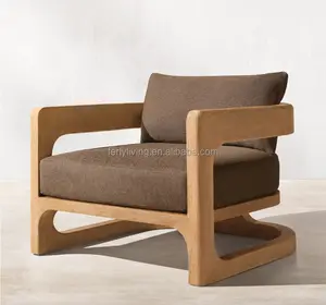 Muebles de madera maciza de teca para Patio, jardín, cabaña, playa, Juegos de sofá