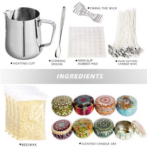 <span class=keywords><strong>Kit</strong></span> Complet de <span class=keywords><strong>Fabrication</strong></span> de Bougies DIY en Gros : Outils, <span class=keywords><strong>Cire</strong></span>, Cuve de Fusion, Mèche en Coton, Supports – Fournitures Complètes pour Bougies Parfumées Artisanales - Product Image 5