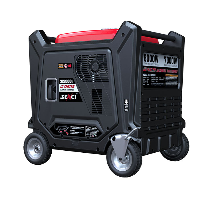 Higher power Senci SC9000i Silent 7.5Kw Gasoline Inverter Generators