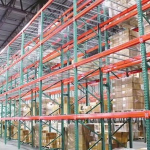 Rak Penyimpanan <span class=keywords><strong>Pallet</strong></span> Teardrop Wide Span dengan <span class=keywords><strong>Decking</strong></span> Kawat untuk Pasar Amerika, Penjualan Langsung Pabrik - Product Image 2