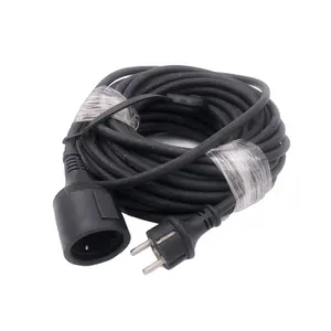 rubber cable extension cord with waterproof cover