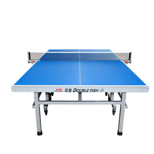 Table de tennis de table Double Fish 99-45B pliable, portable, standard, d'intérieur, avec filet et roulettes - Product Image 3