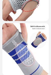 Protège-mains respirant et pressurisé pour sports de plein air, musculation, entraînement, cyclisme, protection anti-collision en silicone pour la paume - Product Image 4