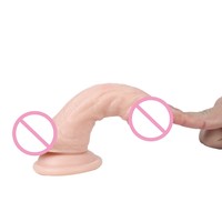 XISE-consolador grande de PVC realista para mujer adulta, juguete sexual suave, 14cm