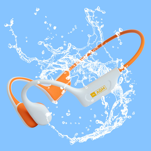 AGM Openear Bone 1 Swimming Headset Sport MP3 Headband Sports Wireless Stereo Earphones Open Ear  Headphones