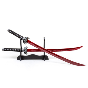 Elden Ring: Lama a doppia punta di Eleonora - Naginata doppia rossa con Protezione del Loto, Arma da collezione - Product Image 1