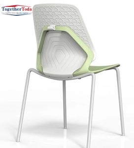 Chaise d'entraînement en plastique rigide moderne et colorée de haute qualité, empilable, vente en gros du fabricant, OEM - Product Image 5
