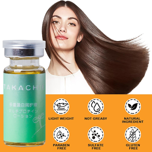 Ampolla de Suero Capilar con Keratina TAKACHIE, Tratamiento Hidratante Pre-Permanente <span class=keywords><strong>para</strong></span> <span class=keywords><strong>Cabello</strong></span> Encrespado, Seco y Dañado - Nutre y Repara <span class=keywords><strong>el</strong></span> <span class=keywords><strong>Cabello</strong></span> - Product Image 4