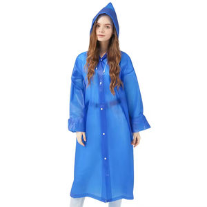 Hot Sales Custom Logo Reusable Windproof Durable Disposable Waterproof PVC <strong>Raincoat</strong> for Rainy Day Tour - Product Image 6