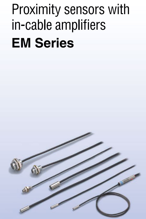 Keyence EM-080 NPN 8mm Proximity Sensor with in-Cable Amplifiers