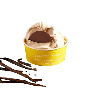 Mini-coupelles jetables de 2, 3, 4, 5 oz pour fêtes, crème glacée, yaourt, mousse, dessert, avec couvercle et cuillère - Product Image 2