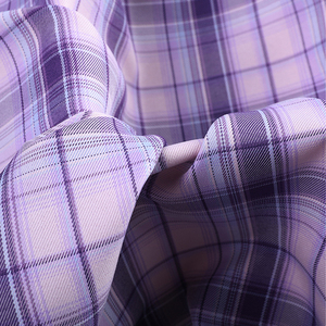 Ready Goods Material Cheaper Price Checks Stock Knitted Plaid 100 Polyester Shirt Fabric Check - Product Image 5