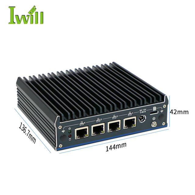 Embedded Fanless Mini Pc Firewall Router Appliance