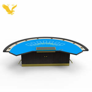 YH 8ผู้เล่นที่กำหนดเองโต๊ะโป๊กเกอร์หรูหราโต๊ะคาสิโน <span class=keywords><strong>Macau</strong></span> Blackjack - Product Image 3