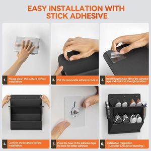 Multi-Purpose Punch-Free <b>Shoe</b> Cabinet <b>Storage</b> Rack <b>Wall</b> Hanging <b>Storage</b> for <b>Shoes</b> and Sundries Outdoor RV <b>Storage</b> Bag - Product Image 4