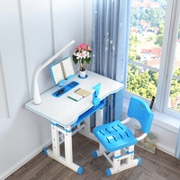 Bureau d'étude pour enfants à hauteur réglable pour le travail à domicile, l'écriture, la lecture, style moderne, bois, plastique, métal, chambre d'enfant
