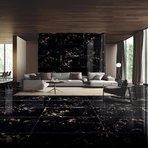 Ocean Black 600x1200mm Diseño de mármol pulido de lujo Azulejo de pared brillante para sala de estar Salón exterior Baño-Premium - Product Image 1