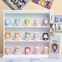100% Original Hot Dylan Office Shark Beans Series Figurine Anime de Collection Mini Beans Décorations Mignonnes pour la Maison Boîte Mystère Sac Mystère