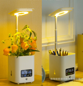 Indoor Flower <strong>Pots</strong> &amp; Planters <strong>Smart</strong> Mini Garden Hydroponic Growing Systems With Humidifier Air Purifier Speaker Alarm Clock - Product Image 1