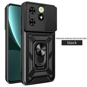 Funda para Teléfono Móvil Antigolpes Infinix <span class=keywords><strong>Note</strong></span> 50 Pro Plus 5G/4G de PC TPU con Armadura, Cubierta Deslizable de Privacidad, Cojín de Aire y Soporte de Anillo Magnético - Product Image 6