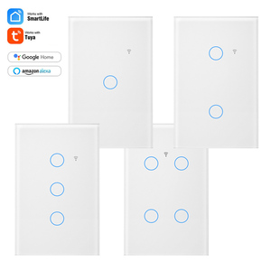 Mvava 118 chúng tôi loại Glass Bảng điều chỉnh Wifi <span class=keywords><strong>ZigBee</strong></span> nhà thông minh Wifi điều khiển ánh sáng interruptor inteligente tuya điện cảm ứng tường chuyển đổi - Product Image 1