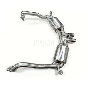 ระบบท่อไอเสียแบบ Cat Back สำหรับวาล์วไอเสียสมรรถนะสูงของ <span class=keywords><strong>Porsche</strong></span> Boxster <span class=keywords><strong>Cayman</strong></span> 987.1 <span class=keywords><strong>2.7</strong></span> ปี 2004-2005 ทำจากสแตนเลส - Product Image 4