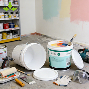 5KG Multi-functional <b>Plastic</b> Storage <b>Bucket</b> Support customization High-quality PP food-grade material 5L <b>plastic</b> <b>bucket</b> - Product Image 2