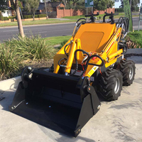 Loader Skid Steer Top Quality Shanding Small Wheel Backhoe Loader Mini Skid Steer Loader