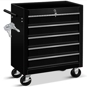 Hot Sell OEM/ODM/OBM Red Black Blue <b>Rolling</b> <b>Tool</b> Cabinet Small Workshop Drawers Drawer Toolbox Lockable Waterproof Anti-Theft - Product Image 1