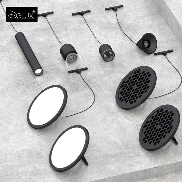 DGLUX Aluminum Mini Modularization Zigbee Dimming 10mm Ultra-narrow 48v Smart Magnetic Track Light