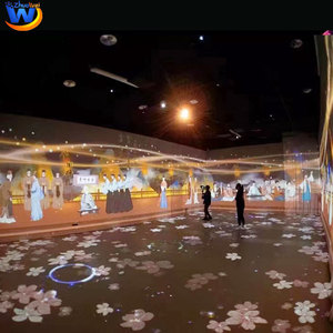 Sân chơi trong nhà mềm chơi Thiết bị AR nhập vai nhảy cầu 3D ba chiều sàn tương tác trò chơi chiếu cho trẻ em - Product Image 2