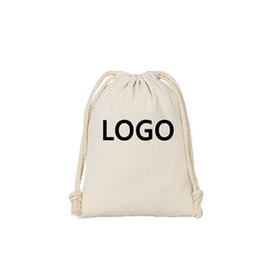 Sac à chaussures en toile personnalisé à cordon de serrage, grand sac fourre-tout uni en toile pour femme, idéal pour le shopping – Vente en gros à prix réduit - Product Image 5