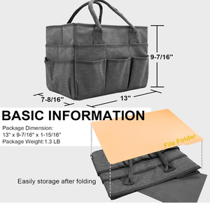 <span class=keywords><strong>Bolsa</strong></span> Organizadora <span class=keywords><strong>de</strong></span> Arte y Manualidades con Bolsillos y Asas, <span class=keywords><strong>Bolsa</strong></span> <span class=keywords><strong>de</strong></span> Transporte <span class=keywords><strong>de</strong></span> Tela Oxford para Maestros, <span class=keywords><strong>Bolsa</strong></span> <span class=keywords><strong>de</strong></span> Pintura - Product Image 3