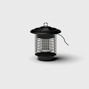 Zappers de insectos impermeables al aire libre LED lámpara de <span class=keywords><strong>mosquito</strong></span> de césped IP65 batería de luz azul de acero inoxidable incluida para moscas de jardín - Product Image 6