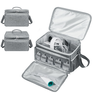 Pet Grooming Tool Bag Polyester Multi Function Storage Case For Dogs Travel Carry With Compartments And Handles - Product Image 1