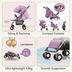 <span class=keywords><strong>Poussette</strong></span> de Voyage Légère <span class=keywords><strong>pour</strong></span> Bébé Nouveau-né et Tout-petit, <span class=keywords><strong>Poussette</strong></span> Pliante <span class=keywords><strong>pour</strong></span> Mère, Landau Parapluie <span class=keywords><strong>pour</strong></span> Bébé - Product Image 2