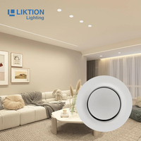 Plafond éclairé en tissu tendu en film PVC, lampe de plafond LED GX53, boîtier en plastique pour spots GX53 pour plafond tendu