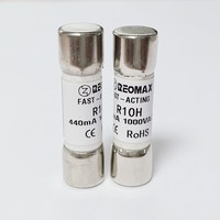 Fusible de 10x38mm, 20A 25A 30A 32A 40A 50A 60A, Fusible de Alta Corriente de Acción Rápida y Retardo de Tiempo para Energía Solar Fotovoltaica/Vehículos Eléctricos/Multímetro DMM, UL CE RoHS