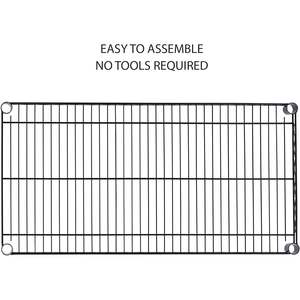 Alera 5-<b>Shelf</b> Wire Shelving Kit for Garages 36w X 18d X 72h Black Anthracite with Casters and <b>Shelf</b> <b>Liners</b> - Product Image 6