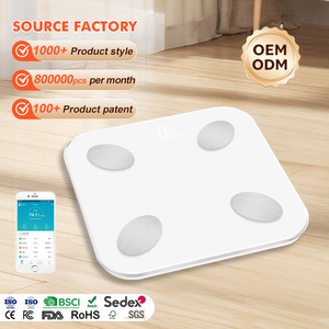 Nouvelle conception d'écran LED, 180 kg, 396 lb, balance corporelle intelligente pour l'eau et la graisse, électronique numérique, Bluetooth, balance corporelle personnelle avec application - Product Image 1