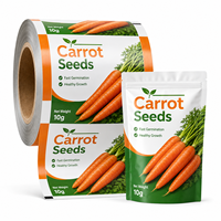 Film d'emballage pour engrais calcium-magnésium, rouleau personnalisé imprimé, sac en matériau laminé flexible pour sachets de nutrition végétale de 25g