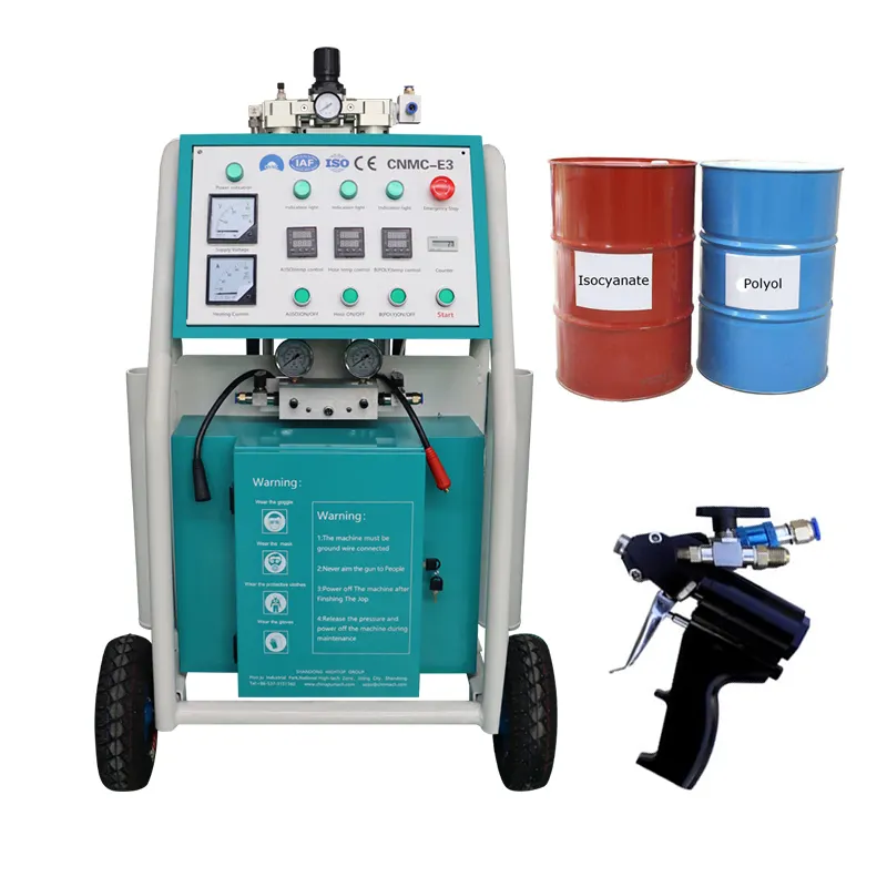 Cheap Portable Polyurethane Pu Spray Foam Machine For Wall Roof Tank Container Insulation