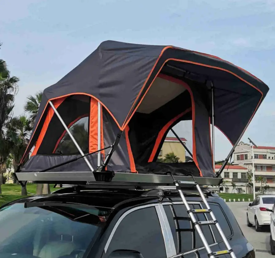 Barraca de acampamento para trailer de trailer 4X4 para carros, equipamento macio para acampamento ao ar livre, 4 temporadas