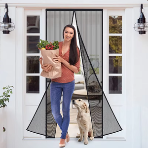 <span class=keywords><strong>Moustiquaire</strong></span> magnétique moderne à fermeture automatique 100x210cm, anti-mouches, avec installation facile pour <span class=keywords><strong>porte</strong></span> et fenêtre - Product Image 4