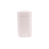 Tube de déodorant écologique rond à torsion, vide, noir et blanc, 30G 50G 75G 90G, contenant pour stick déodorant