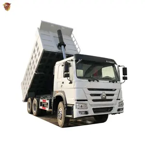 Sinotruk HOWO 420HP Euro4 sağ el sürüş Rhd kullanılan damper 10 tekerlekler 6*4 DAMPERLİ KAMYON