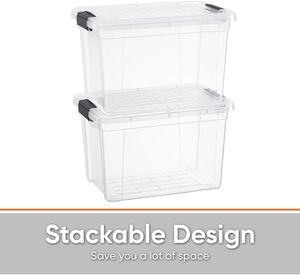 Household 5L Injection-Molded Rectangle High Transparent PP Storage <b>Boxes</b> for Clothing Organizer - Product Image 4