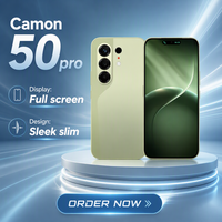 Smartphone Baru Original Camon 50 Pro 5G 16GB+1TB Tidak Terkunci Dual SIM CDMA/LTE Layar LED 6.9" 90Hz Baterai 8000mAh Bahasa Spanyol