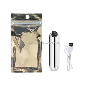 Diez modos de vibración Cargador de mujer Potente bala de choque Dispositivo de coqueteo de pareja Mini masajeador Varilla vibradora Enchufe anal - Product Image 6