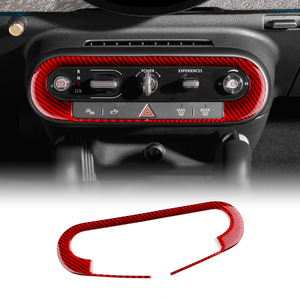 Pour BMW <span class=keywords><strong>Mini</strong></span> Countryman U25 F65 F66 F67 <span class=keywords><strong>Cooper</strong></span> S E SE J01 EV J05 Aceman 2024 voiture bouton de commande Central cadre en Fiber de carbone souple - Product Image 3